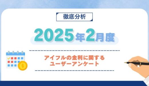 【2025年2月度】アイフルの金利に関するユーザーアンケート