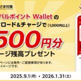 三菱UFJニコス、「グローバルポイント Wallet」の利用促進キャンペーン実施!三菱UFJカードなら最大1,500円分のチャージ残高をプレゼント!